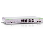 Коммутатор Allied Telesis 16 x  10/100/1000Mbps port managed switch with 2 SFP uplink slots, Fixed AC power supply, RJ45 Console connector (AT-GS916M)