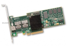 Контроллер LSI  Logic  MegaRAID 8708EM2 3Gb/s SAS/SATA KIT 256Mb PCI-E, 8-port (00187)  (LSI00187). Изображение #1