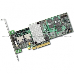 Контроллер LSI SAS  , RAID Supported , Plug-in Card Form Factor , PCI Express x8 Host Interface , 9260-8i Product Model , Low-profile Card Height , MegaRAID Product Line , RoHS Green Compliance Certificate/Authority  (LSI00198). Изображение #1