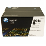 Тонер-картридж HP 504X Black Dual Pack для СLJ CM3530/CP3525 (2х10500 стр) (CE250XD)