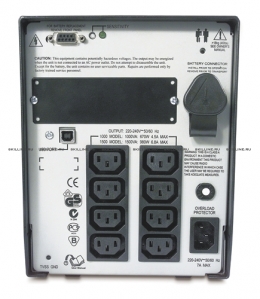 ИБП APC  Smart-UPS 670W/ 1000VA, Line-Interactive, user repl. batt., Double AVRBoost, AVRTrim, SmartSlot, USB and serial connectivity, USB cable (SUA1000I). Изображение #2