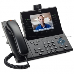 Телефонный аппарат Cisco UC Phone 9951, Charcoal, Std Hndst with Camera (CP-9951-C-CAM-K9=). Изображение #1