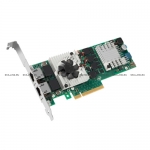 Адаптер Dell Intel Ethernet X540 DP 10G BASE-T Server Adapter - Kit, Cu, PCIE (540-11143)