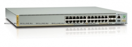 Коммутатор Allied Telesis Gigabit Edge Switch with 24 x 10/100/1000T POE+ ports, 4 x 1G SFP ports. Requires licenses to enable 10G uplink and to enable stacking feature + NCB1 (AT-x510L-28GP-50). Изображение #1