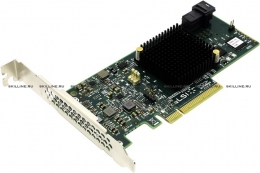Контроллер LSI  RAID  9341-4i SGL (00419)  Controller Card 00419, 4-Port Int, 12Gb/s SATA+SAS, PCIe 3.0, Entry  (LSI00419). Изображение #1