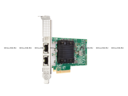Сетевая карта HPE Ethernet 10Gb 2-port BASE-T QL41401-A2G Adapter (867707-B21). Изображение #1