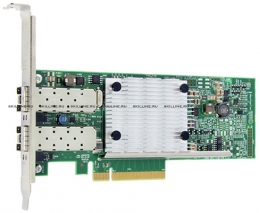 Адаптер HBA Qlogic Dual port PCIe Gen3 to 10Gb CNA SR Optics Adapter (QLE8442-SR-CK). Изображение #1