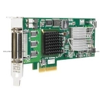 Контроллер HP SCSI U320e host bus adapter (HBA) - Dual channel, PCIe - With Low Voltage Differential (LVD) [593120-001] (593120-001)
