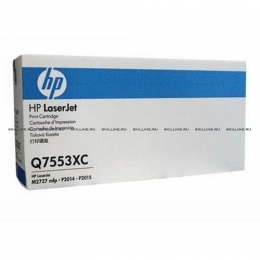 Тонер-картридж HP 53X Black для LJ P2014/P2015/M2727mfp Contract (7000 стр) (Q7553XC). Изображение #1