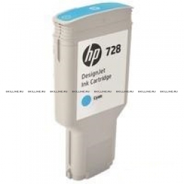 Картридж HP 728 Cyan для DesignJet T730/T830 300-ml (F9K17A). Изображение #1