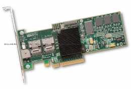 Контроллер LSI SAS  , RAID Supported , Plug-in Card Form Factor , PCI Express x8 Host Interface , Low-profile Card Height , MegaRAID Product Line  (LSI00180). Изображение #1