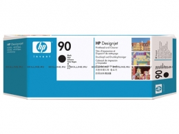 Набор HP 90 Black печатающая головка + устройство очистки для Designjet 4000/4000ps/4020/4500/4500ps/4520 (C5054A). Изображение #1