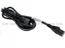 Кабель HP AC Power Distribution Unit (PDU) power cord (Black) - 250VAC, 16AWG, 2.5m (8.2ft) long [142258-002] (142258-002). Изображение #1