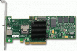 Контроллер LSI  Logic  MegaRAID 8704EM2 3Gb/s SAS/SAT 128Mb PCI-E, 4-port  (8704EM2). Изображение #1