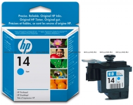 Печатающая головка HP 14 Cyan для CP 1160 Officejet D125Xi/D135/145/155Xi/7110/7130/7140Xi (C4921AE). Изображение #1