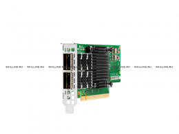 Сетевая карта HPE InfiniBand HDR100/Ethernet 100Gb 2-port QSFP56 PCIe3 x16 MCX653106A-ECAT Adapter (P06251-B21). Изображение #1