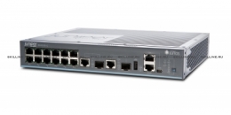 Коммутатор Juniper Networks EX2200, Compact, Fanless, 12-Port 10/100/1000 BaseT with 2 Dual-Purpose (10/100/1000 BaseT or SFP) Uplink Ports (EX2200-C-12T-2G). Изображение #1