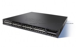 Коммутатор Cisco Catalyst 3650 48 Port mGig, 2x10G Uplink, LAN Base (WS-C3650-12X48FD-L). Изображение #1