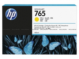 Картридж HP 765 Yellow для Designjet T7200 400-ml (F9J50A). Изображение #1