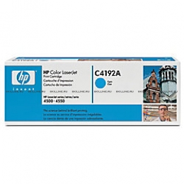 Тонер-картридж HP Cyan для CLJ 4500/4550 (6000 стр) (C4192A). Изображение #1