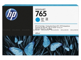 Картридж HP 765 Cyan для Designjet T7200 400-ml (F9J52A). Изображение #1