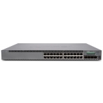 Коммутатор Juniper Networks EX3300, 24-Port 10/100/1000BaseT with 4 SFP+ 1/10G Uplink Ports (Optics Not Included) and Internal DC Power Supply (EX3300-24T-DC)
