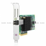 Контроллер HP 81E 8Gb Single Port PCI-e Fibre Channel Host Bus Adapter [AJ762A] (AJ762A)