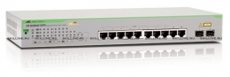 Коммутатор Allied Telesis 10-port 10/100/1000T WebSmart switch with 2 SFPcombo ports and POE+ (AT-GS950/10PS). Изображение #1