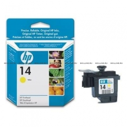 Печатающая головка HP 14 Yellow для CP 1160 Officejet D125Xi/D135/145/155Xi/7110/7130/7140Xi (C4923AE). Изображение #1