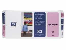 Набор HP 83 Light Magenta UV печатающая головка + устройство очистки для Designjet 5000/5000ps/5500/5500ps (C4965A). Изображение #1