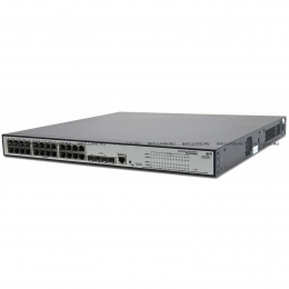 HP V1910-24G-PoE Switch (Managed, 24*10/100/1000 + 4 SFP, static routing, PoE 170W 19'') (JE008A). Изображение #1