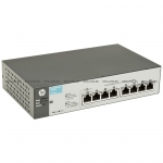 HP 1810-8G Switch(WEB-Managed, 8*10/100/1000, Fanless design, desktop) (J9802A)