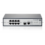 HP 1910-8G Switch(Web-managed, 8*10/100/1000 + 1 SFP, static routing, 19