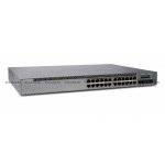 Коммутатор Juniper Networks EX3300 TAA, 24-Port 10/100/1000BaseT with 4 SFP+ 1/10G Uplink Ports (Optics not included) and Internal DC Power Supply (EX3300-24T-DC-TAA)