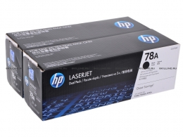 Тонер-картридж HP 78A Black Dual Pack для LJ P1566/P1606dn M1536dnf (2х2100 стр) (CE278AF). Изображение #1