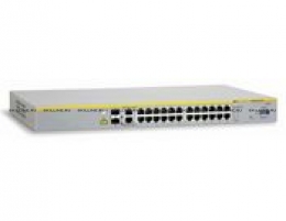 Коммутатор Allied Telesis 24 Port POE Stackable Managed Fast Ethernet Switch with Two 10/100/1000T / SFP Combo uplinks (AT-8000S/24POE). Изображение #1