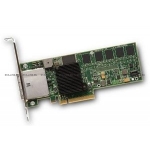 Контроллер LSI SAS  , RAID Supported , Plug-in Card Form Factor , PCI Express x8 Host Interface , Low-profile Card Height , MegaRAID Product Line  (LSI00159)
