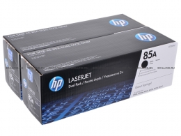 Тонер-картридж HP 85A Black Dual Pack для LJ P1102/P1102w M1132/1212NF/1214NFH/M1217nfw (2*1600 стр) (CE285AF). Изображение #1
