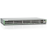 Коммутатор Allied Telesis Gigabit Ethernet Managed switch with 48  10/100/1000T ports, 2 SFP/Copper combo ports, 2 SFP/SFP+ uplink slots, single fixed AC power supply (AT-GS948MX)