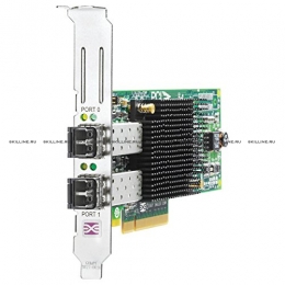 Адаптер HBA HPE 82E 8Gb Dual-port PCI-e FC HBA (AJ763B). Изображение #1