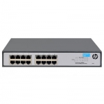 HP 1420-16G Switch (Unmanaged, 16*10/100/1000, QoS, fanless, 19'') (JH016A)