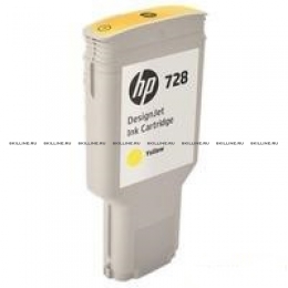 Картридж HP 728 Yellow для DesignJet T730/T830 300-ml (F9K15A). Изображение #1