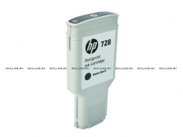 Картридж HP 728 Matte Black для DesignJet T730/T830 300-ml (F9J68A). Изображение #1