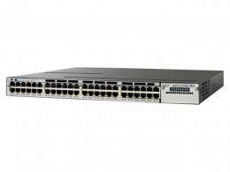 Коммутатор Cisco Systems Catalyst 3750X 48 Port Full PoE LAN Base (WS-C3750X-48PF-L). Изображение #1