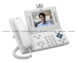 Телефонный аппарат Cisco UC Phone 9971, White, Standard Handset (CP-9971-W-K9=). Изображение #1