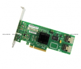 Контроллер LSI 00182   LOGIC - SAS3081E-R 3GB 8PORT PCI EXPRESS SAS RAID CONTROLLER WITH LP BRACKET.(00182)  (LSI00182). Изображение #1
