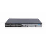 HP 1910-24-PoE+ Switch(Web-managed, 24*10/100 PoE+, 220W, 2 dual SFP, static routing, 19
