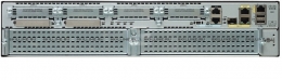 Cisco 2951 with 3 onboard GE, 4 EHWIC slots, 3 DSP slots, 1 ISM slot, 256MB CF default, 512MB DRAM default, IP Base (CISCO2951/K9). Изображение #3