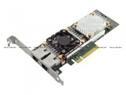Адаптер Dell Broadcom 57810 Dual Port 10Gb Base-T Full Height Network Adapter - Kit (540-BBGU). Изображение #1