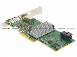 Контроллер LSI  SAS/SATA 12 Гбит/с, 4 внутренних + 4 внешних порта, PCI Express x8  (LSI00349). Изображение #1